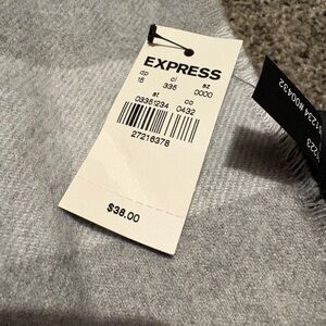 Express Light Gray Fashion Scarf